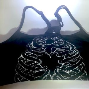 Torrid Skeleton Sports Bra Size 2
